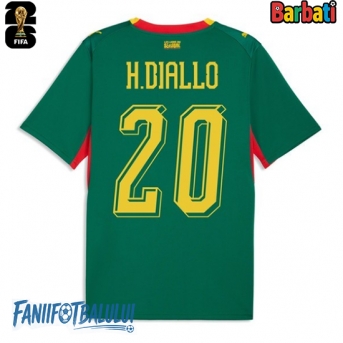 Senegal Habib Diallo #20 Tricou Fotbal Replică Mondial 2026 Barbati Deplasare